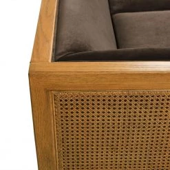 Georgia 81 in. W 3 Seat Square Arm Performance Velvet Tuxedo Rectangular Rattan Cane Sofa in Deep Brown by Jennifer Taylor 20 Georgia 81 in. W 3 Seat Square Arm Performance Velvet Tuxedo Rectangular Rattan Cane Sofa in Deep Brown by Jennifer Taylor -Jennifer Taylor Home Store deep brown performance velvet jennifer taylor sofas couches 64011 3 v035 1f 1000