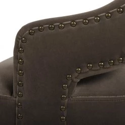 Moderne 26 Counter Height Bar Stool (Set of 2), Deep Mink by Jennifer Taylor -Jennifer Taylor Home Store deep mink beige velvet jennifer taylor bar stools 81060 mvd 44 1000