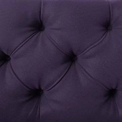 Quintana 86 in. Deep Plum Purple Velvet Fabric 3-Seat Tuxedo Sofa with Nailheads by Handy Living -Jennifer Taylor Home Store deep plum purple velvet handy living sofas couches a184908 76 1000