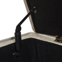 Madelyn Dove Gray Faux Leather Modern Storage Bench 20 in. H x 49 in. W x 20 in. D by Jennifer Taylor -Jennifer Taylor Home Store dove gray faux leather jennifer taylor dining benches s85320 u024 4f 1000