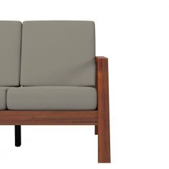 Behnken 68.75 in. W Square Arm Fabric Mid-Century Modern Straight Sofa in Dove Gray with Cherry Finished Wood Frame by Handy Living -Jennifer Taylor Home Store dove gray linen like handy living sofas couches a185955 44 1000