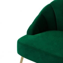 Appleby Emerald Green Velvet Modern Channel Tufted Shell Chair by Handy Living 11 Appleby Emerald Green Velvet Modern Channel Tufted Shell Chair by Handy Living -Jennifer Taylor Home Store emerald green handy living accent chairs a162739 4f 1000