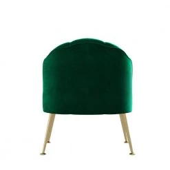 Appleby Emerald Green Velvet Modern Channel Tufted Shell Chair by Handy Living 9 Appleby Emerald Green Velvet Modern Channel Tufted Shell Chair by Handy Living -Jennifer Taylor Home Store emerald green handy living accent chairs a162739 66 1000