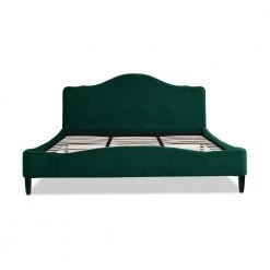 Beth Evergreen Velvet King Transitional Platform Bed Set by Jennifer Taylor -Jennifer Taylor Home Store evergreen velvet jennifer taylor platform beds 50421 4 893 2 4f 1000