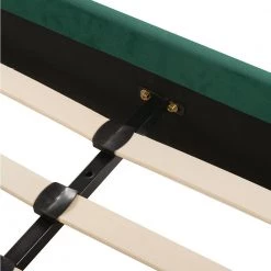 Aspen Evergreen King Upholstered Bed by Jennifer Taylor -Jennifer Taylor Home Store evergreen velvet jennifer taylor platform beds s52180 4 893 1 1f 1000