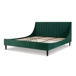 Aspen Evergreen King Upholstered Bed by Jennifer Taylor -Jennifer Taylor Home Store evergreen velvet jennifer taylor platform beds s52180 4 893 1 40 1000
