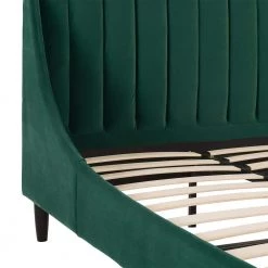 Aspen Evergreen King Upholstered Bed by Jennifer Taylor -Jennifer Taylor Home Store evergreen velvet jennifer taylor platform beds s52180 4 893 1 c3 1000
