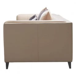 Esquire Fawn Beige Leather 4-Seater Sectional Sofa with Removable Cushions by Jennifer Taylor -Jennifer Taylor Home Store fawn beige leather jennifer taylor sectional sofas s64030 4 xla 31 1000