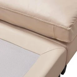 Esquire Fawn Beige Leather 4-Seater Sectional Sofa with Removable Cushions by Jennifer Taylor -Jennifer Taylor Home Store fawn beige leather jennifer taylor sectional sofas s64030 4 xla 76 1000