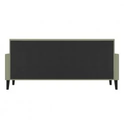 Grove Hill Fawn Gray Velvet-Like Fabric Twin Square Back Daybed with Nailhead Trim by Handy Living -Jennifer Taylor Home Store fawn gray velvet like fabric handy living daybeds a197250 66 1000