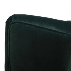 Gerald 32.5 in. Forest Green Performance Velvet Mid-Century Modern Tufted Wingback Arm Chair by Jennifer Taylor -Jennifer Taylor Home Store forest green performance velvet jennifer taylor accent chairs hdmvf 60290 1f 1000