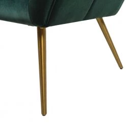 Gerald 32.5 in. Forest Green Performance Velvet Mid-Century Modern Tufted Wingback Arm Chair by Jennifer Taylor -Jennifer Taylor Home Store forest green performance velvet jennifer taylor accent chairs hdmvf 60290 d4 1000