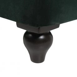 Winston 38 in. Forest Green Velvet 3-Seater Chesterfield Sofa with Nailheads by Jennifer Taylor -Jennifer Taylor Home Store forest green velvet jennifer taylor sofas couches 64020 3 mvf fa 1000