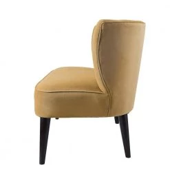 Becca 52 in. Gold Channel Button Tufted Velvet 2-Seater Armless Settee with Wood Legs by Jennifer Taylor 14 Becca 52 in. Gold Channel Button Tufted Velvet 2-Seater Armless Settee with Wood Legs by Jennifer Taylor -Jennifer Taylor Home Store gold velvet jennifer taylor loveseats 61110 959 1d 1000