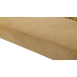 Becca 52 in. Gold Channel Button Tufted Velvet 2-Seater Armless Settee with Wood Legs by Jennifer Taylor 18 Becca 52 in. Gold Channel Button Tufted Velvet 2-Seater Armless Settee with Wood Legs by Jennifer Taylor -Jennifer Taylor Home Store gold velvet jennifer taylor loveseats 61110 959 76 1000