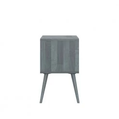 Freemont Gray Mid Century Modern Square Wood Chest Style End Table with Door by Handy Living -Jennifer Taylor Home Store gray handy living end side tables a148870 44 1000
