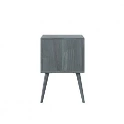 Freemont Gray Mid Century Modern Square Wood Chest Style End Table with Door by Handy Living -Jennifer Taylor Home Store gray handy living end side tables a148870 66 1000