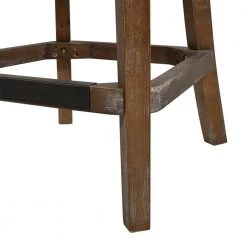 Emma 39 in. Greige Gray Tufted Rubber Wood 27 in. Counter Height Bar Stool with Linen Seat by Jennifer Taylor 17 Emma 39 in. Greige Gray Tufted Rubber Wood 27 in. Counter Height Bar Stool with Linen Seat by Jennifer Taylor -Jennifer Taylor Home Store greige gray linen jennifer taylor bar stools 81171 mlg c3 1000