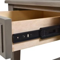 Dauphin 20 in. Grey Cashmere Wood Storage Shelf Side Table by Jennifer Taylor -Jennifer Taylor Home Store grey cashmere jennifer taylor end side tables ctg87041 76 1000