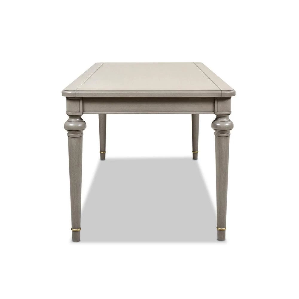 Dauphin 71 in. Cashmere Gray Birchwood Rectangular 6-Seater Dining Table by Jennifer Taylor 3 Dauphin 71 in. Cashmere Gray Birchwood Rectangular 6-Seater Dining Table by Jennifer Taylor - Image 3