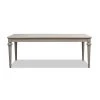 Dauphin 86.5 in. Rectangle Grey Cashmere Wood 8-Seat Dining Table by Jennifer Taylor