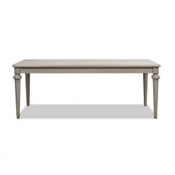 Dauphin 86.5 in. Rectangle Grey Cashmere Wood 8-Seat Dining Table by Jennifer Taylor