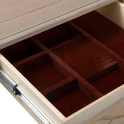 Dauphin Grey Cashmere Gold Accent Console Vanity Table by Jennifer Taylor -Jennifer Taylor Home Store grey cashmere jennifer taylor makeup vanities szt87080 76 1000