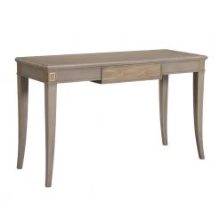 Dauphin Grey Cashmere Gold Accent Console Vanity Table by Jennifer Taylor -Jennifer Taylor Home Store grey cashmere jennifer taylor makeup vanities szt87080 c3 1000
