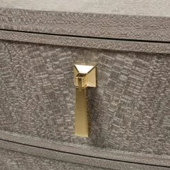 Vegas 23.5" 2-Drawer Storage End Table, Weathered Oak Veneer by Jennifer Taylor -Jennifer Taylor Home Store grey jennifer taylor nightstands ctg87160 77 1000