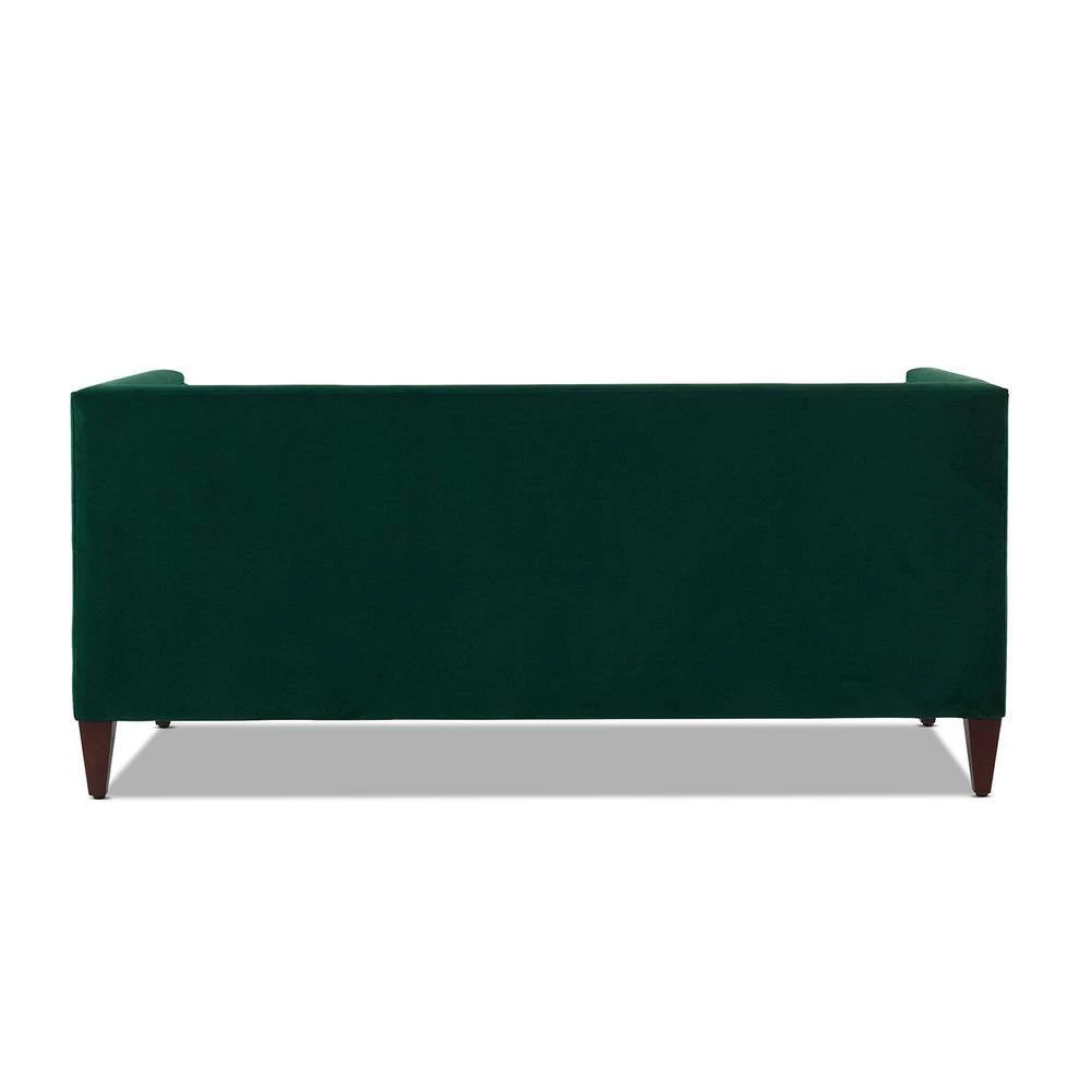 Jack 71" Modern Tuxedo Tufted Loveseat, Evergreen Velvet by Jennifer Taylor 5 Jack 71" Modern Tuxedo Tufted Loveseat, Evergreen Velvet by Jennifer Taylor - Image 5