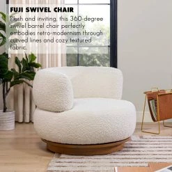 Jennifer Taylor Home Store -Jennifer Taylor Home Store ivory white boucle jennifer taylor accent chairs 60410 mbw my e1 1000
