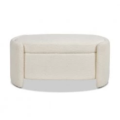 Jennifer Taylor Home Store -Jennifer Taylor Home Store ivory white boucle jennifer taylor bedroom benches 85740 mbw e1 1000
