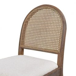 Panama 18.5 in. Ivory White Boucle Curved Cane Rattan Accent Dining Chair (Set of 2) by Jennifer Taylor 15 Panama 18.5 in. Ivory White Boucle Curved Cane Rattan Accent Dining Chair (Set of 2) by Jennifer Taylor -Jennifer Taylor Home Store ivory white boucle jennifer taylor dining chairs 80020 mbw 2p my 77 1000