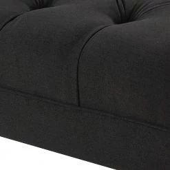 Harrison Jet Black Tufted Roll Arm Chaise Lounge by Jennifer Taylor -Jennifer Taylor Home Store jet black jennifer taylor chaise lounges 62020 978 1f 1000