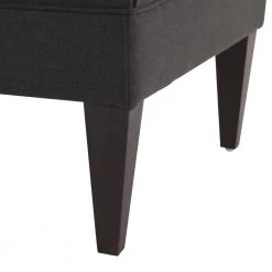 Harrison Jet Black Tufted Roll Arm Chaise Lounge by Jennifer Taylor -Jennifer Taylor Home Store jet black jennifer taylor chaise lounges 62020 978 76 1000