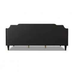 Edgar Channel Tufted Sofa Bed Daybed Jet Black by Jennifer Taylor -Jennifer Taylor Home Store jet black jennifer taylor daybeds 65090 978 66 1000