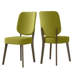 Lockwood Kiwi Green Linen Armless Side Chair (Set of 2) by Handy Living