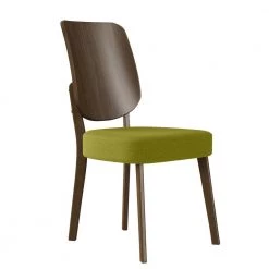 McClard Kiwi Green Linen Seat and Walnut Finished Back Armless Side Chair (Set of 2) by Handy Living -Jennifer Taylor Home Store kiwi green linen seat and walnut finished back handy living dining chairs a179836 1f 1000