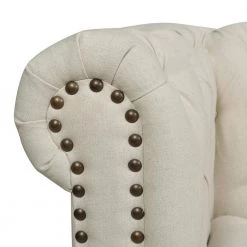 Alto 88 in. Light Beige Linen 3-Seat Tufted Chesterfield Sofa by Jennifer Taylor 15 Alto 88 in. Light Beige Linen 3-Seat Tufted Chesterfield Sofa by Jennifer Taylor -Jennifer Taylor Home Store light beige linen jennifer taylor sofas couches 63022 3 mlb fa 1000