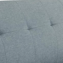 Kingston Light Blue Linen Mid Century Modern Sofa with Natural Legs by Handy Living -Jennifer Taylor Home Store light blue fabric with natural legs handy living sofas couches kst sx sln52 nt 76 1000