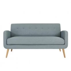 Kingston Mid Century Modern Sofa and Arm Chair Set in Light Blue Textured Linen by Handy Living -Jennifer Taylor Home Store light blue handy living living room sets kst 255 sln52n 44 1000