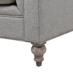 Shiloh 84 in. Wide Rolled Arm Polyester Farmhouse Chesterfield Straight Sofa in Light Gray by Jennifer Taylor -Jennifer Taylor Home Store light grey jennifer taylor sofas couches 64021 3 962 77 1000