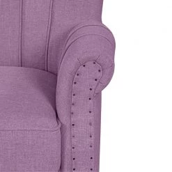 Jeanne Lilac Purple Textured Linen-Like Fabric Arm Chair by Handy Living -Jennifer Taylor Home Store lilac purple textured linen like handy living accent chairs a185450 44 1000