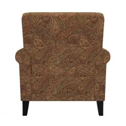 Jean Paisley Multicolored Paisley with Burgundy Arm Chair (No Nail Head Trim) by Handy Living -Jennifer Taylor Home Store multicolored paisley with burgundy background handy living accent chairs b340c pgp46 100 66 1000