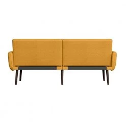 Limbrick 81.25 in. Mustard Yellow Linen-like Fabric 3-Seat Full Size Convert-a-Couch Sofa Bed by Handy Living 19 Limbrick 81.25 in. Mustard Yellow Linen-like Fabric 3-Seat Full Size Convert-a-Couch Sofa Bed by Handy Living -Jennifer Taylor Home Store mustard yellow handy living sofa beds a179607 66 1000