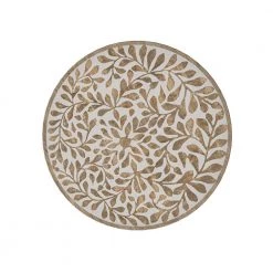 Icaria 17.75 in. W Natural Hand Painted Boho-Inspired Stylized Leaves 19.75 in. H Round Wood End Table by Handy Living 19 Icaria 17.75 in. W Natural Hand Painted Boho-Inspired Stylized Leaves 19.75 in. H Round Wood End Table by Handy Living -Jennifer Taylor Home Store natural hand painted boho inspired stylized leaves handy living end side tables a186506 fa 1000