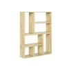 Freemont Natural Modern 7-Block Wood Shelving Set by Handy Living