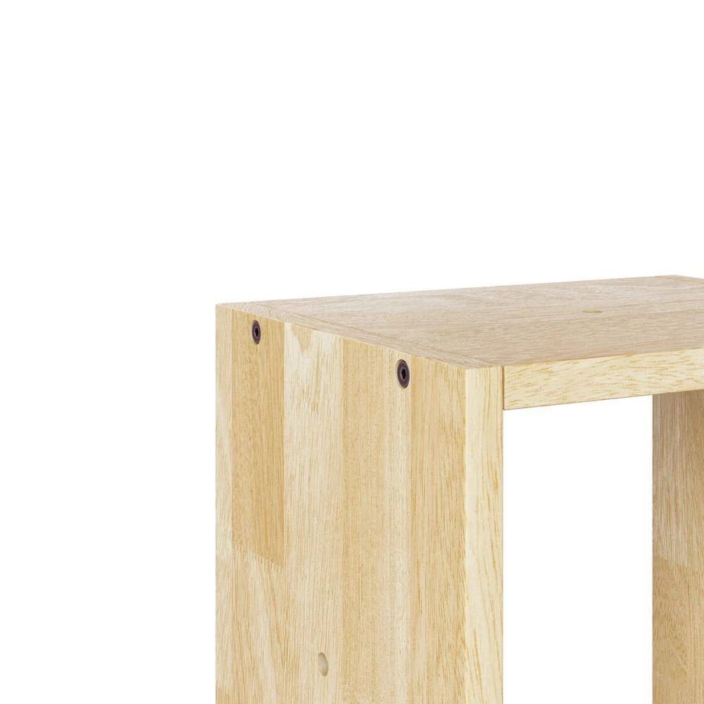 Freemont Natural Modern 7-Block Wood Shelving Set by Handy Living 5 Freemont Natural Modern 7-Block Wood Shelving Set by Handy Living - Image 5