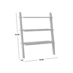 Freemont 59.4 in. Natural Solid Wood 6 -Shelf Convertible Open Leaner Bookcase by Handy Living -Jennifer Taylor Home Store natural handy living bookcases bookshelves a178273 76 1000