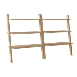 Freemont 59.4 in. Natural Solid Wood 6 -Shelf Convertible Open Leaner Bookcase by Handy Living -Jennifer Taylor Home Store natural handy living bookcases bookshelves a178273 c3 1000